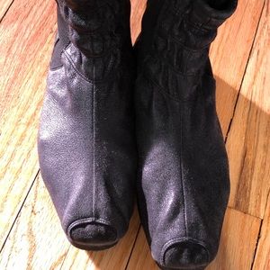 Repetto goatskin booties FR 37, US 6